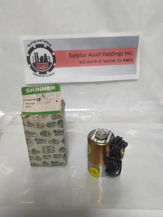 New | in-Stock SKINNER V52LB2100 Solenoid Valves Ohio US | Surplus Asset Holdings #1468914