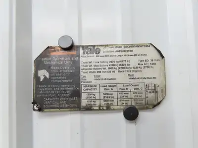 General Electric IC4486CNV4LF Forklift DC Converter 48/12V Off ESC030FAN36TE094