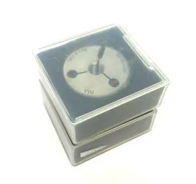 USED VERMONT GAGE THREADED RING GAUGE SET M10X1 6G