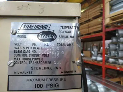 STERLCO M9016-H1 Extrusion Other, Temperature Control Units | Mark One Machinery (2)