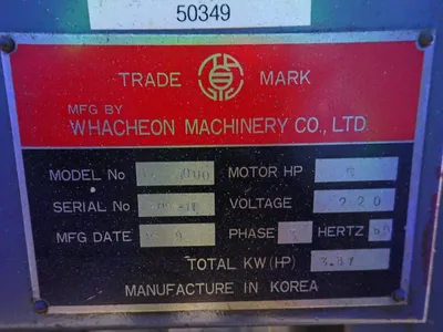 Used WHACHEON WL435 MANUAL MILL Engine Lathes Ohio US | HGR 24 #1094925