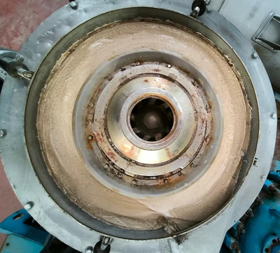 Guinard C-30 PHLB continuous screening centrifuge, SS.