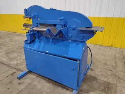 50 TON PIRANHA MODEL #P50 HYDRAULIC IRONWORKER: STOCK #23214