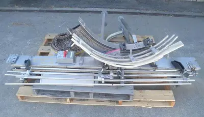 Conveyor, Belt, 4.5" & 3" Sections, Straight & 90° Turn, #S741839