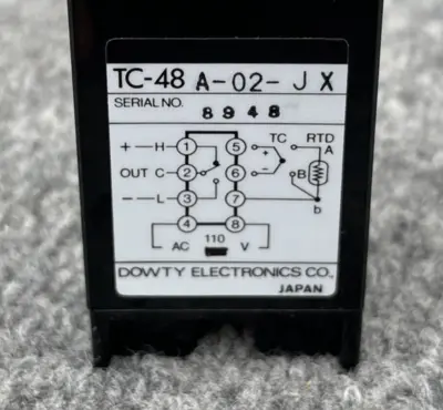 New | in-Stock DOWTY ELECTRONICS TC-48-A02-JX Temperature Controls California US | Davliegogo LLC #1705369