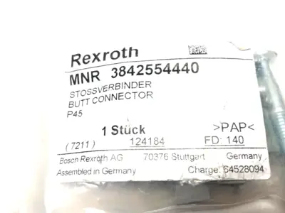 NEW BOSCH REXROTH BUTT CONNECTOR