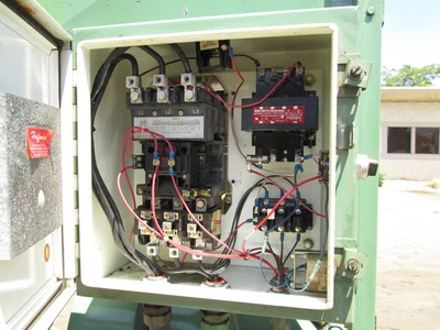 Ingersoll-Rand, industrial reciprocating air compressor with aftercooler, 20 HP