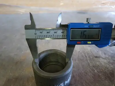 1-1/2" NPT End Cap, B16 3M, SA/A350 LF2 CL1