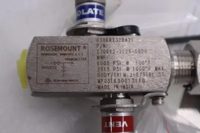 ROSEMOUNT 3051T / 3051TG2A2B21AS5K5 NEW TRANSMITTER W/ C30612-2126-0000 #G379A