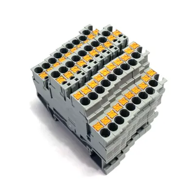 USED PHOENIX CONTACT DOUBLE-LEVEL TERMINAL BLOCK