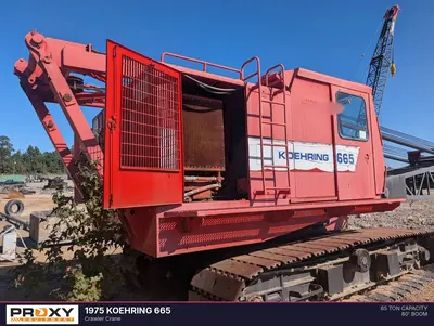 Used 1975 KOEHRING 665 Crawler Cranes Alabama US | Proxy Equipment #1567991