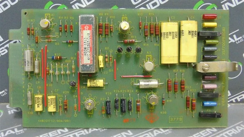 General Electric 3S7700PB110A1 Vibration Phase Angle Board 44A322811 Rev. 1 Used
