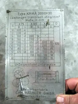 USED HAEUSLER KRMA 3000/30-50