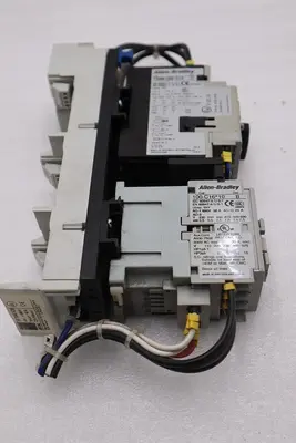 ALLEN BRADLEY 140M-D8E-C16 CIRCUIT BREAKER WITH 100-C16*10 CONTACTOR STOCK 717-A