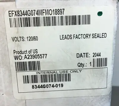ASCO Red-Hat Solenoid Valve EFX8344G074MFMO18897 “Sealed In Box” Loc.3A-1