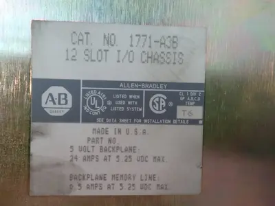 USED ALLENBRADLEY 1771A3B