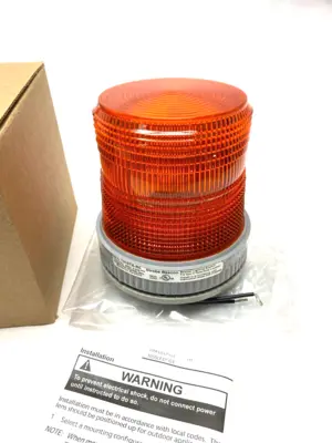 New | in-Stock Edwards Signaling AdaptaBeacon Strobe Beacon Amber 240VAC 0.02A Safety Products (Other) Michigan US | Maverick Industrial Sales #1392750