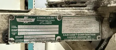 LOT OF (3) CASCADE 4,500 LB. SLIP-SHEET PUSH/PULL FORK-CARRIAGE ATTACHMENTS