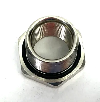 New | in-Stock HLS Thread Reducer Fitting, Nickel Plated Brass Arbors & Adapters Michigan US | Maverick Industrial Sales #1400039