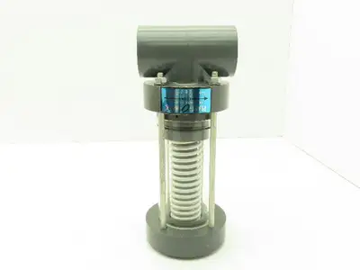 Plast-o-matic ES075V-NC-LS 3/4" Shutoff Valve Spring Return NC Pneumatic Powered