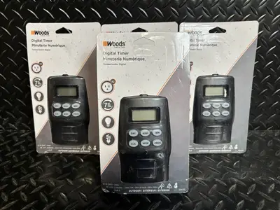 Woods 59430 Outdoor Digital Timer - 4-Pack