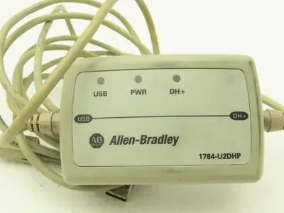 Allen Bradley 1784-U2DHP/A USB-to-Data Highway Plus 8-Pin DIN Cable FW/REV 1.007