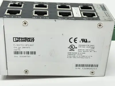 Used Phoenix Contact FL SWITCH SFN 8GT Network Switches Michigan US | Maverick Industrial Sales #1489873