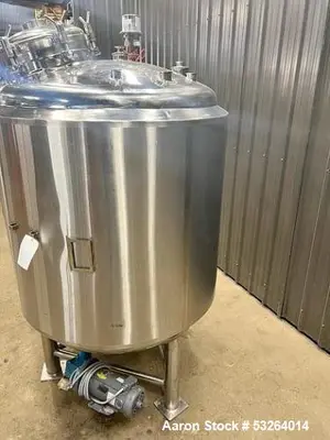INOX Industries 275 Gallon Jacketed Reactor With Agitator