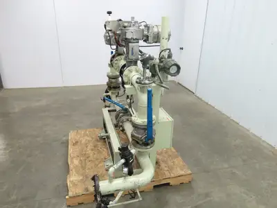 3" Flanged Pipe, Valve Control Station, Process Piping Bypass Valve