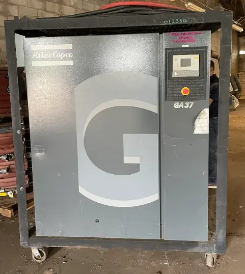 Used 2012 ATLAS COPCO GA37 Rotary Screw & Sliding Vane Air Compressors Arizona US | Midstate Machinery #1283193