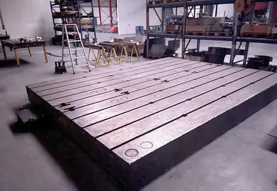 T-slot Table 4500 x 3500 mm