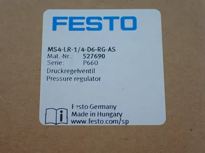 NEW FESTO MS4LR1/4D6RGAS