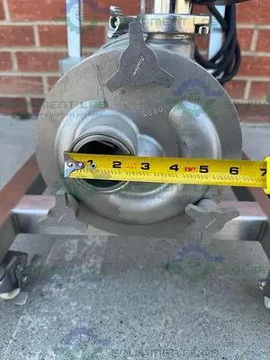 USED FRISTAM CENTRIFUGAL PUMP SKID W/ BALDOR RELIANCE 7.5 HP MOTOR 208/460V