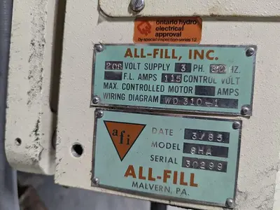 USED 1985 ALL-FILL INC SHA