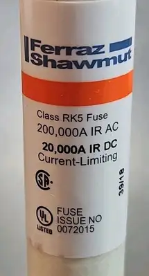 #W Ferraz Shawmut TRS30R Dual Elem. Time Delay Fuse 30 A 600V Box w/4 Loc4C4