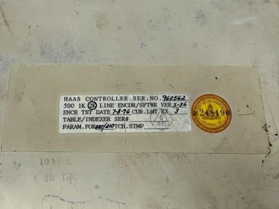 USED HAAS HA5C HRT 210 SERVO CONTROLLER RED HRT/210