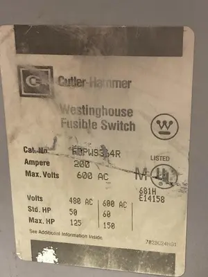 USED WESTINGHOUSE FDPS364R