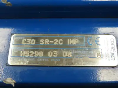 Flowserve 1-1/2" Stainless Ball Valve Compact II Pneumatic Actuator C30 SR-2C