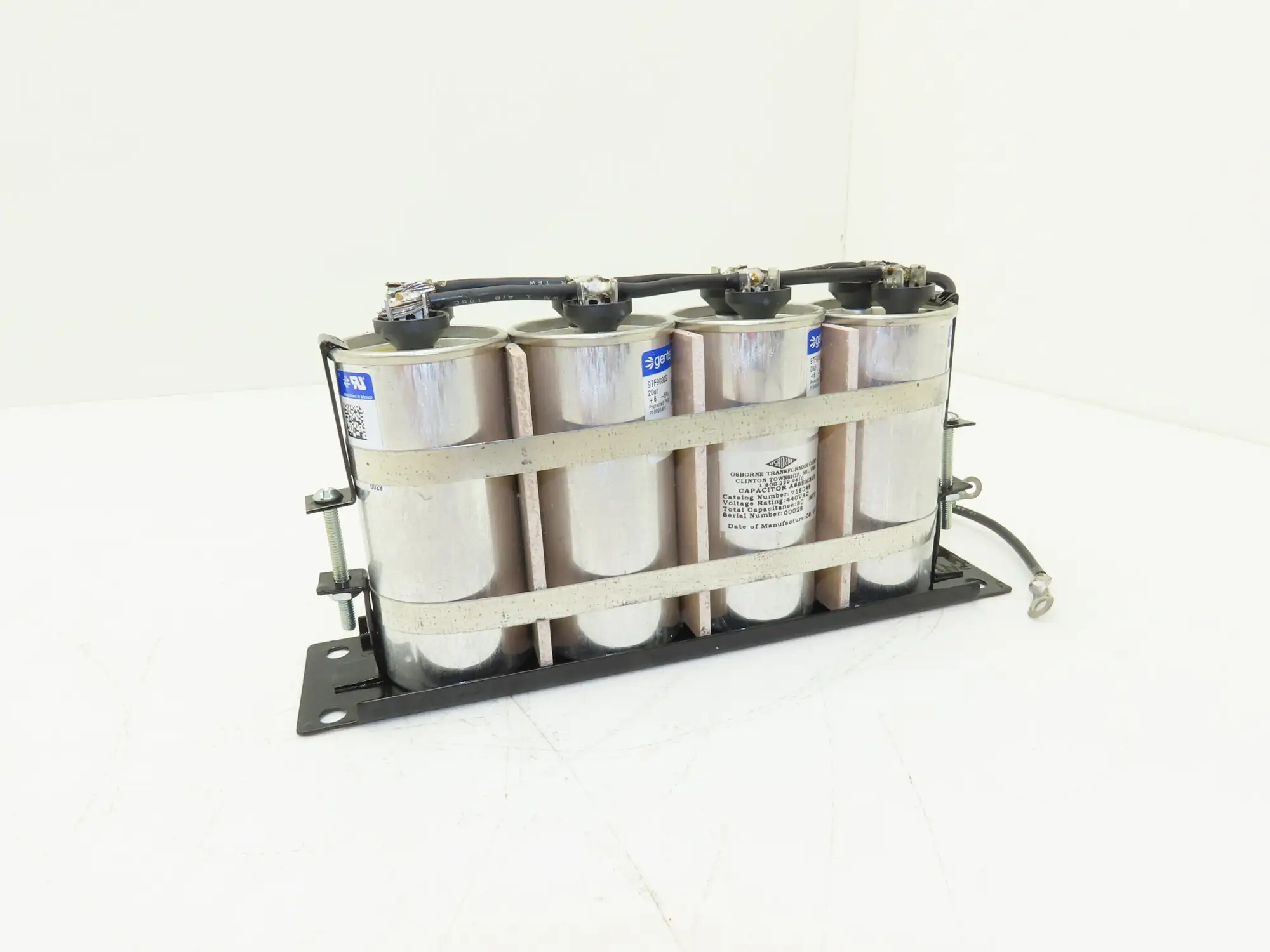 Genteq 97F9039S Motor Run Capacitor Bank 20uF 440VAC  Lot of 4