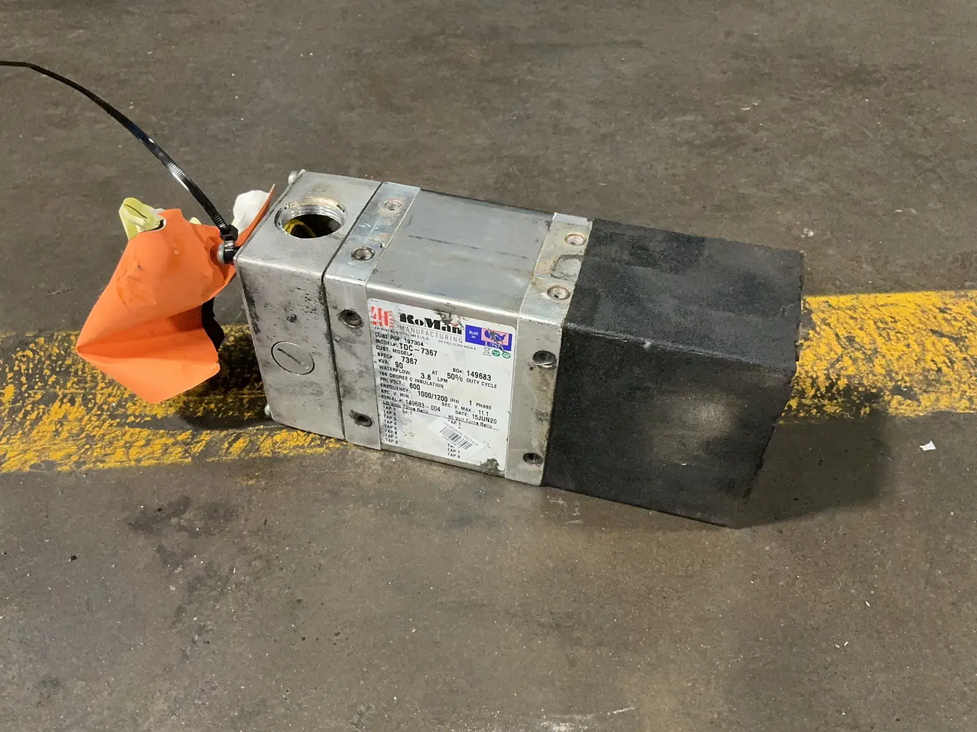 Used 2015 ROMAN MANUFACTURING TDC7367 Distribution Transformers Ohio US | HGR 24 #1300023