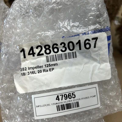 IMPELLER 352 125MM 316LSS 792794-P60407 NNB Fast Shipping! + Warranty