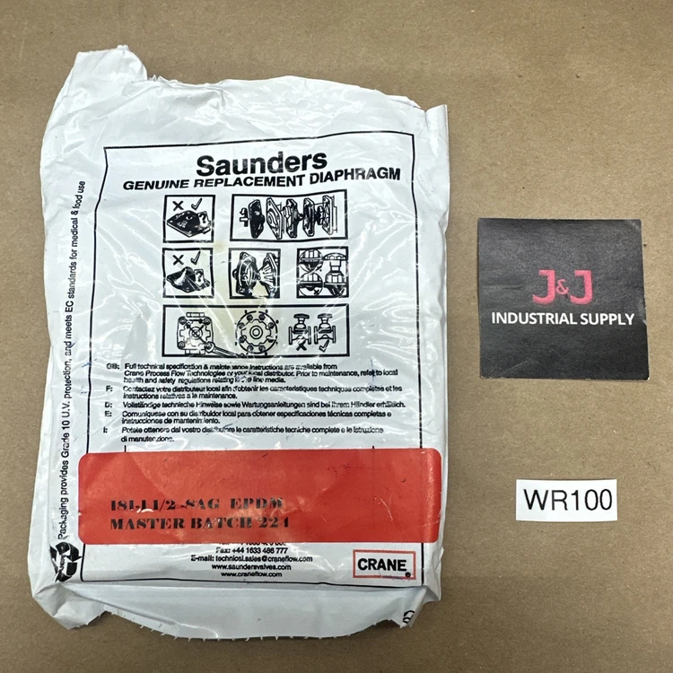 New | in-Stock Crane Saunders 181-1 1/2-8AG Diaphragm Pumps Indiana US | J&J Industrial Supply #522928