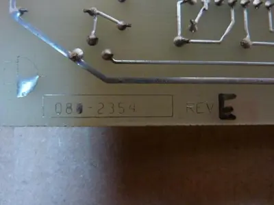 USED SCI 080-2354 REV E