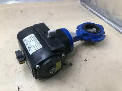 Grinnell WC-8270-4 Cast Iron 2″ Air-Operated Wafer Butterfly Valve 250PSI