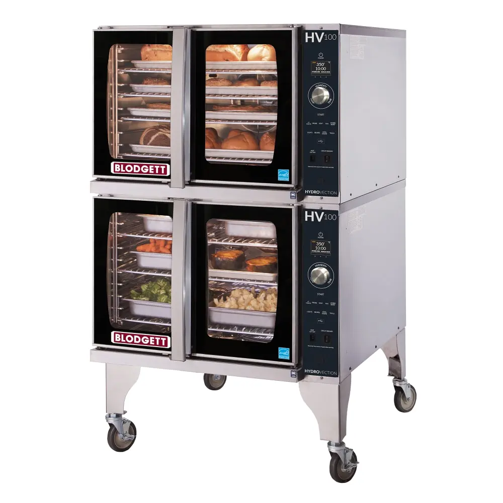 Blodgett HV-100G Hydrovection™ Single Full Size Liquid Propane Gas Convection Oven - Stacking Kit, 60,000 BTU
