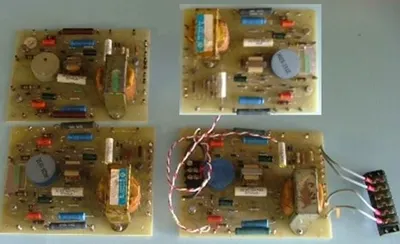 QTY. 4. WESTINGHOUSE PLC DRIVE BOARDS VECTOR CONTR...