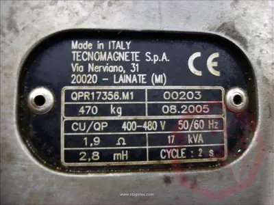 Tecnomagnete Magnetic Platens---725 Ton Press