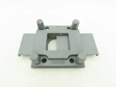 Steel Hopper Feed Bin Manual Slide Gate 3"Opening 6-1/4"x7" Flange Gray