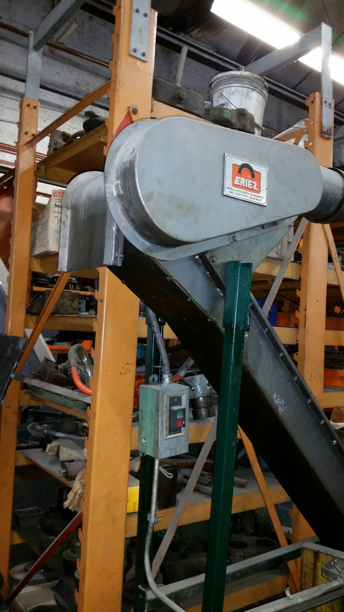 USED ERIZ MAGNETIC CHIP CONVEYOR
