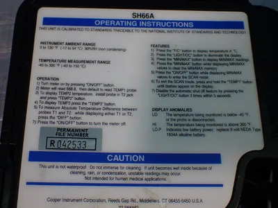 Used ELECTROTHERM SH66A Temperature and Pressure Testers Ohio US | HGR 24 #1187202